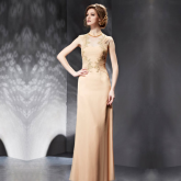 Cod.: 82056 - Vestido de Festa Longo Apricot