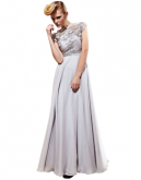 Cod.: 80968 - Vestido de Cinza com Manguinhas