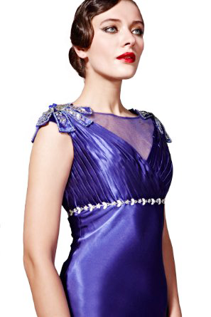 Cod.: 56692 - Vestido Estilo Coluna Cor Azul Royal