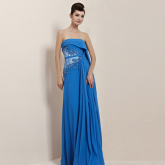 Cod.: 30139 - Vestido de Festa Longo TQC Azul