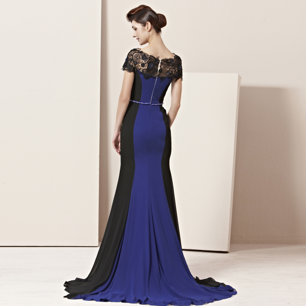 Cod.: 30016 - Vestido de Festa Color Block