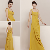 Cod.: 30163 - Sofisticado Vestido Longo Amarelo